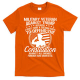 Military Veterans Against Trump Constitution T-Shirt