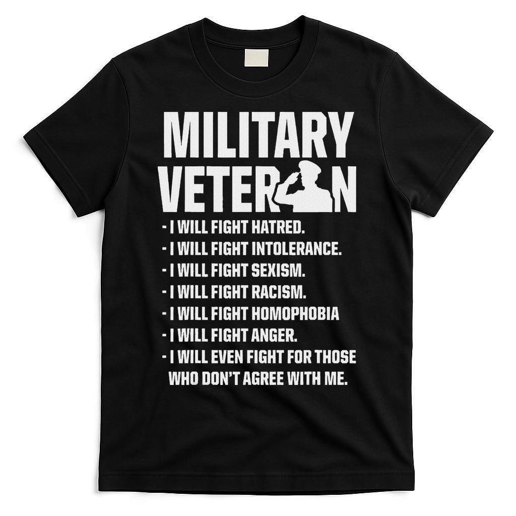 Military Veterans Against Trump 2020 Fight Usa Election T-Shirt