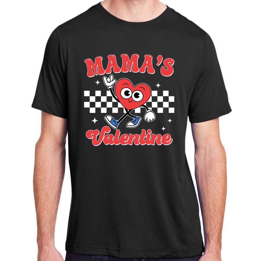 Mamas Valentine Cute Heart Retro Gift Adult ChromaSoft Performance T-Shirt