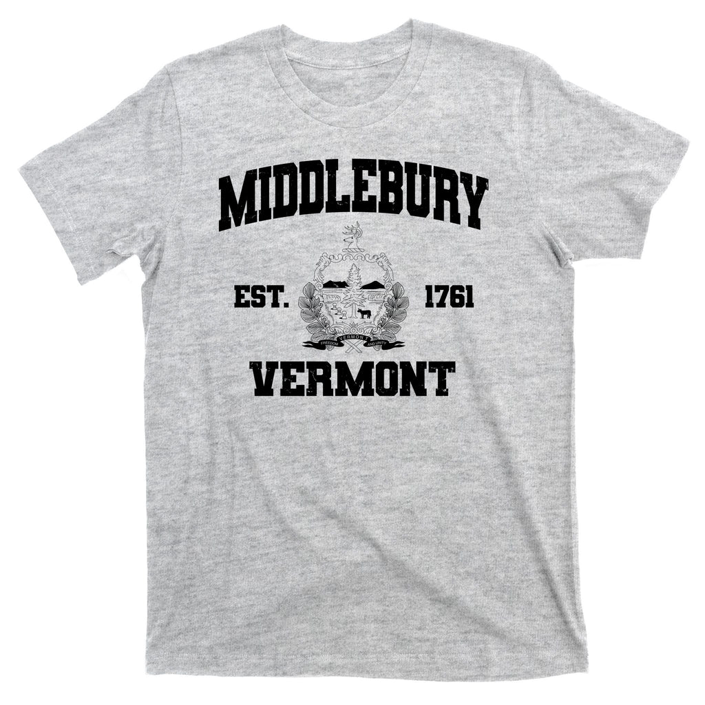 Middlebury Vermont Est 1761 Varsity Logo T-Shirt