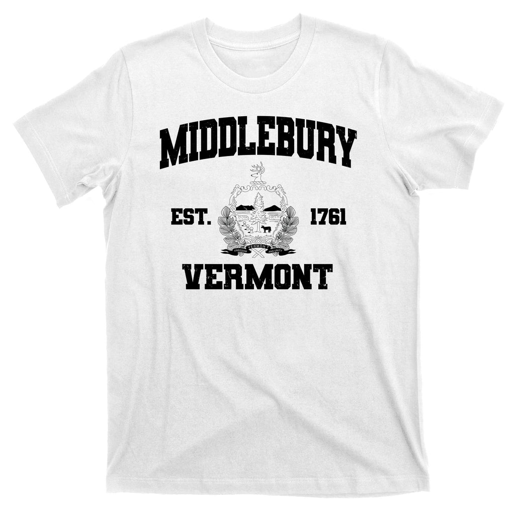 Middlebury Vermont Est 1761 Varsity Logo T-Shirt