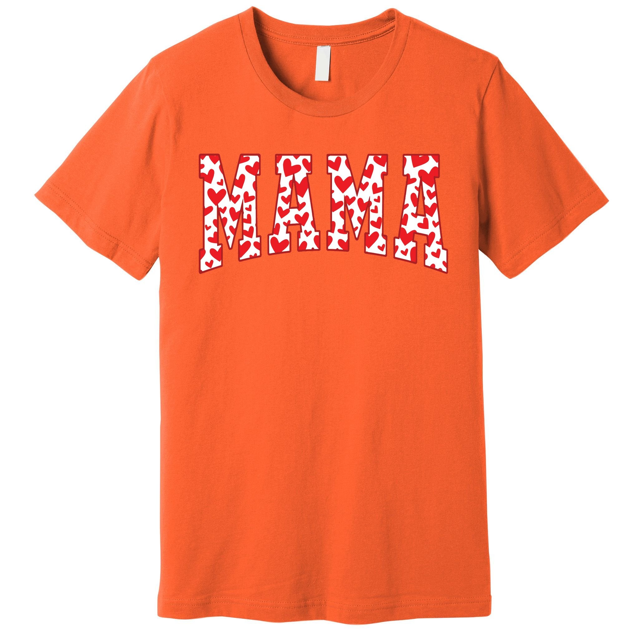 Mama Valentines Heart Valentines Day Premium T-Shirt