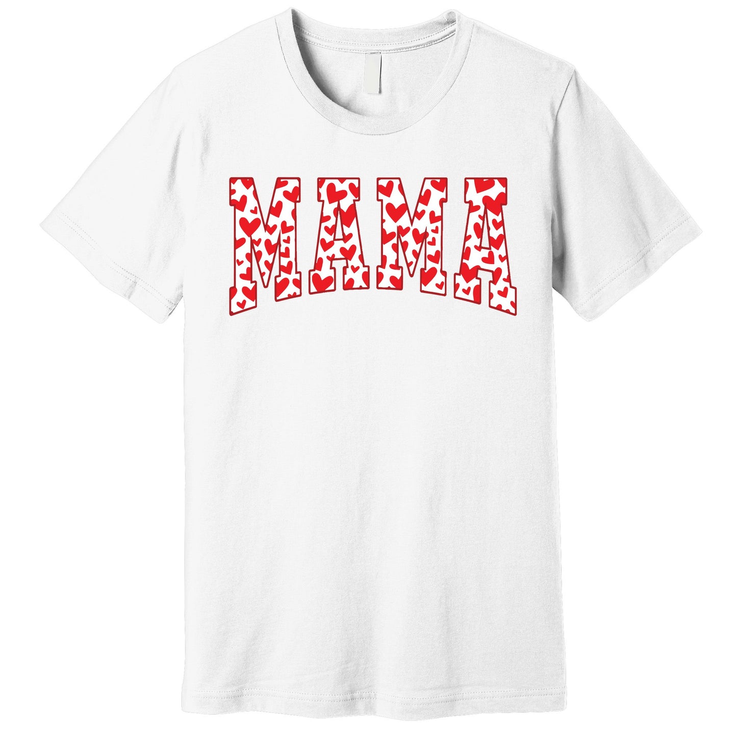 Mama Valentines Heart Valentines Day Premium T-Shirt