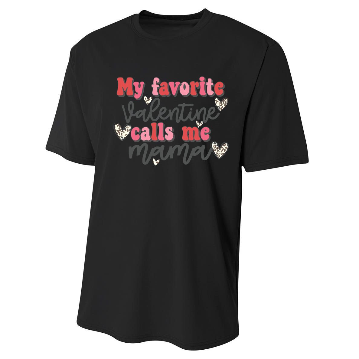 Mama Valentine Women Valentines Day Cute Valentine Performance Sprint T-Shirt
