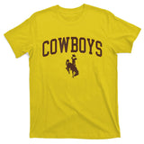 Mens Wyoming Cowboys Apparel Cowboys Arch & Logo T-Shirt