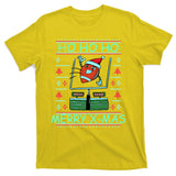 Merry XMas Football Ugly Christmas Sweater T-Shirt