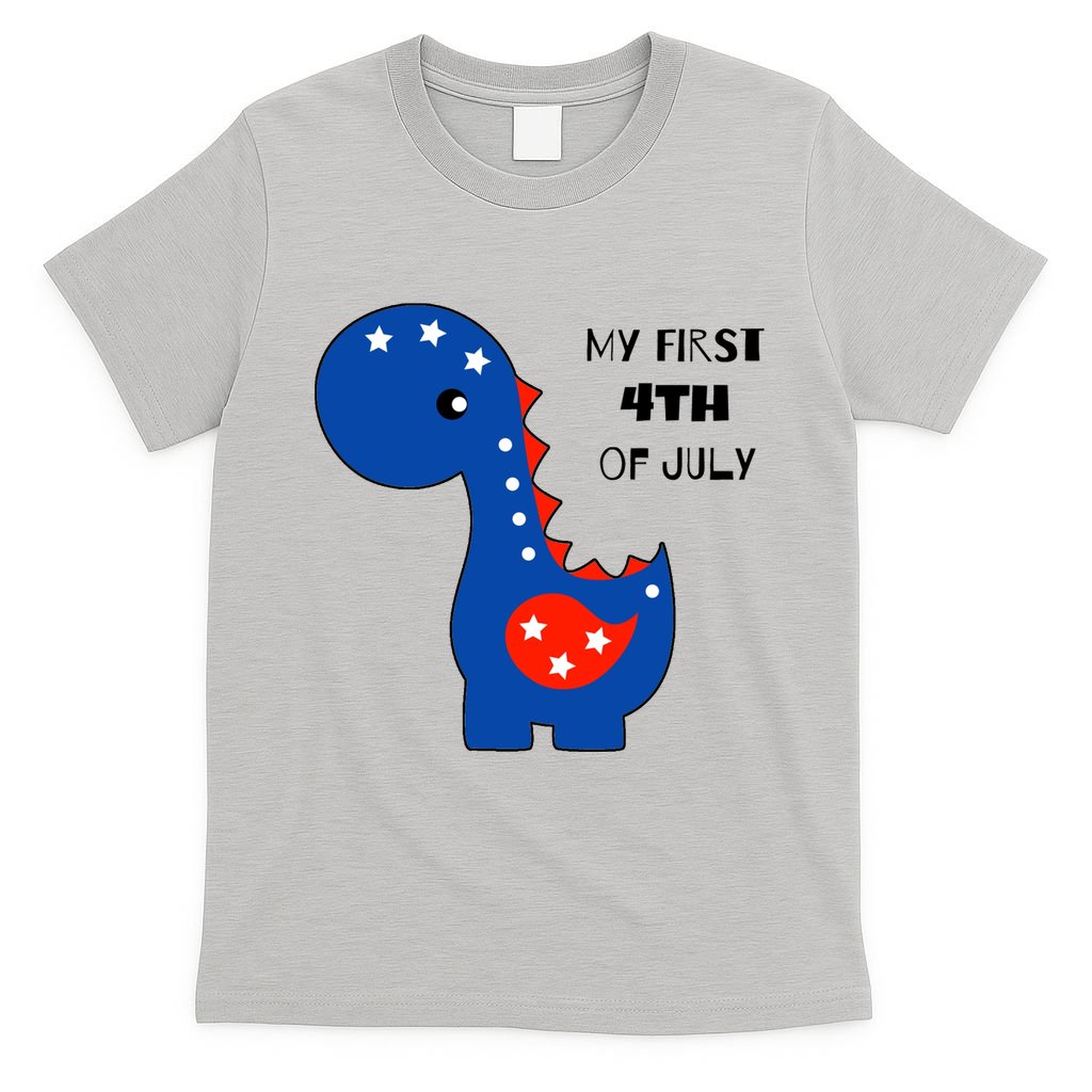 My First 4th of July Cute Dinosaur T-Shirt