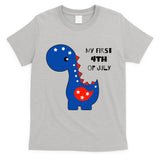 My First 4th of July Cute Dinosaur T-Shirt
