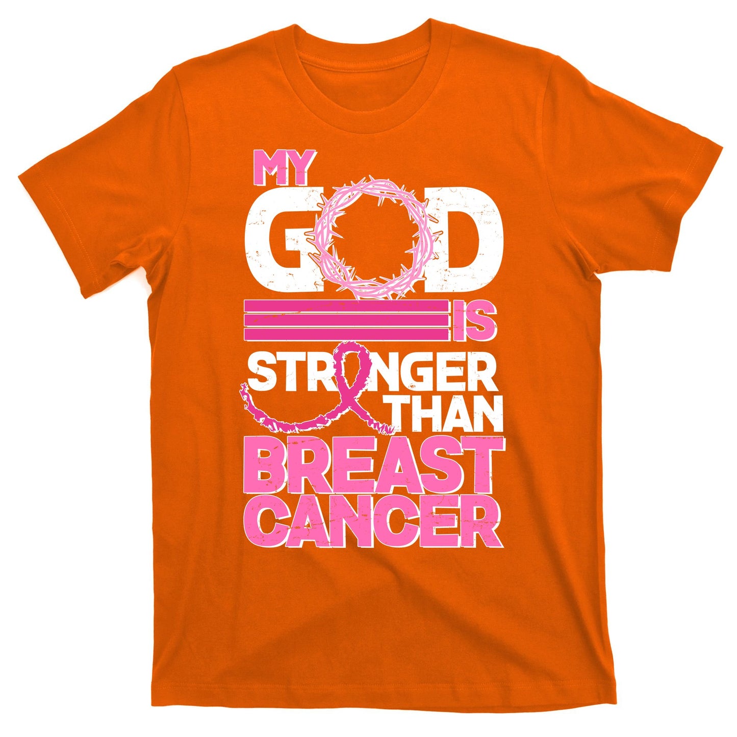 My God Is Stronger Than Breast Cancer Awareness T-Shirt