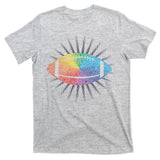 Make Your Mark International Dot Day Rainbow Football T-Shirt