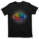Make Your Mark International Dot Day Rainbow Football T-Shirt