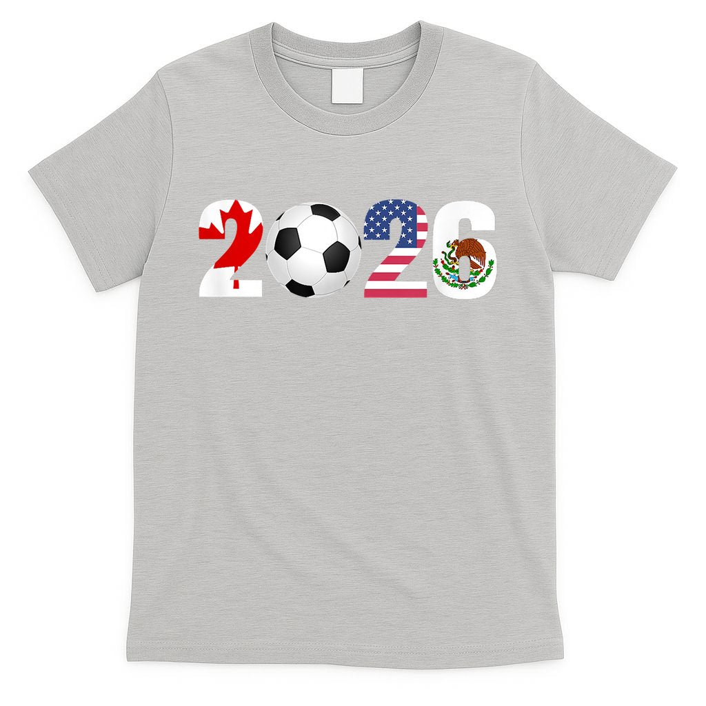 North America 2026 Football | Canada Usa Mexico Soccer T-Shirt