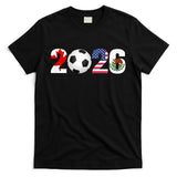 North America 2026 Football | Canada Usa Mexico Soccer T-Shirt