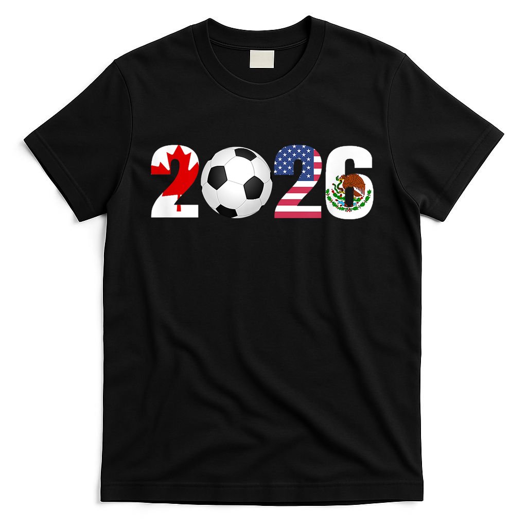 North America 2026 Football | Canada Usa Mexico Soccer T-Shirt