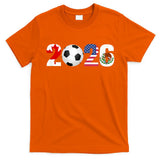 North America 2026 Football | Canada Usa Mexico Soccer T-Shirt