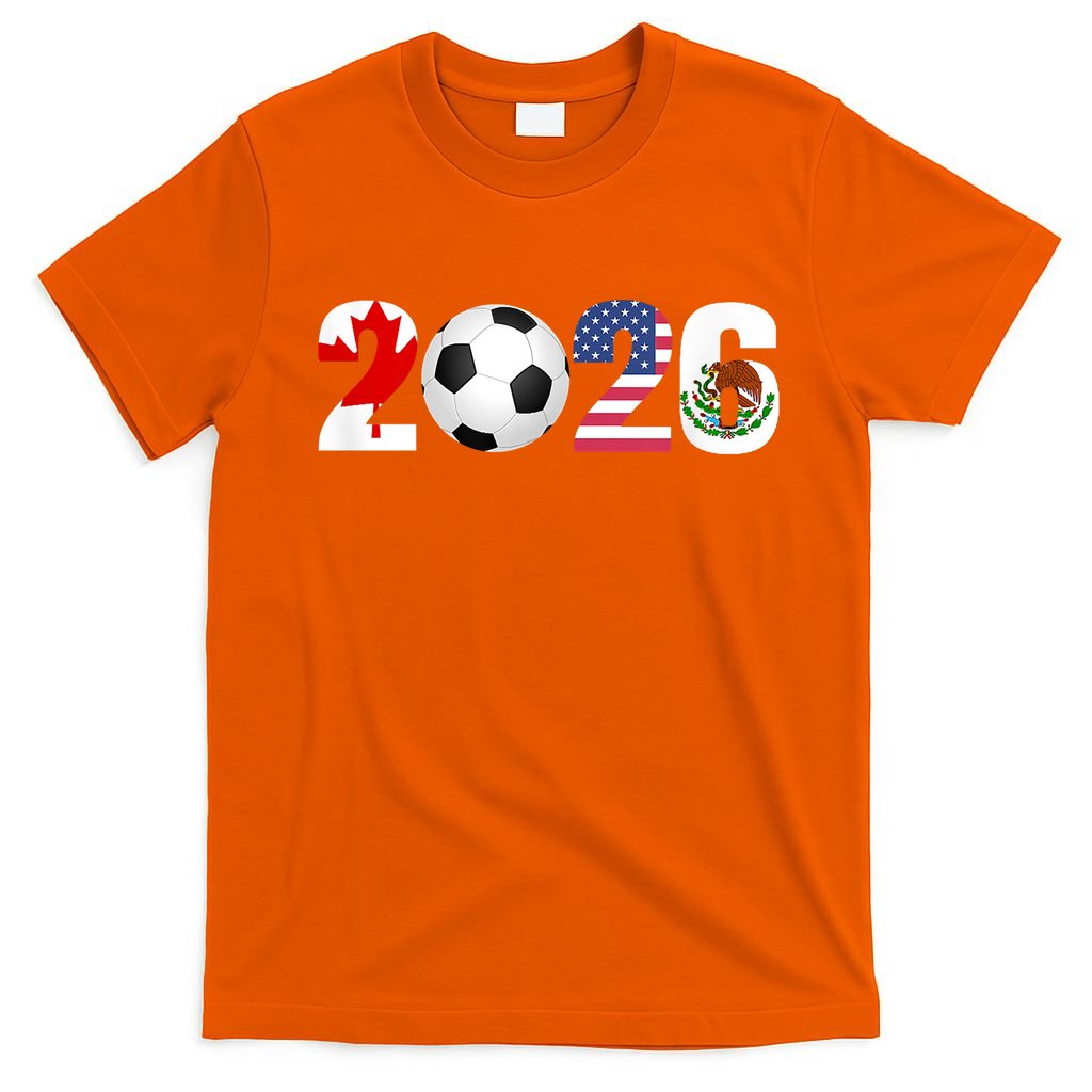 North America 2026 Football | Canada Usa Mexico Soccer T-Shirt