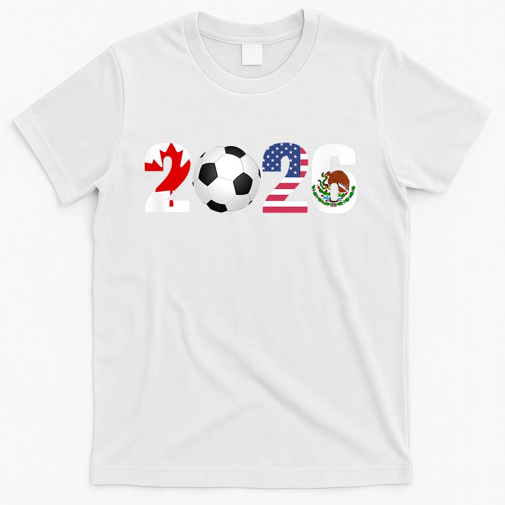 North America 2026 Football | Canada Usa Mexico Soccer T-Shirt