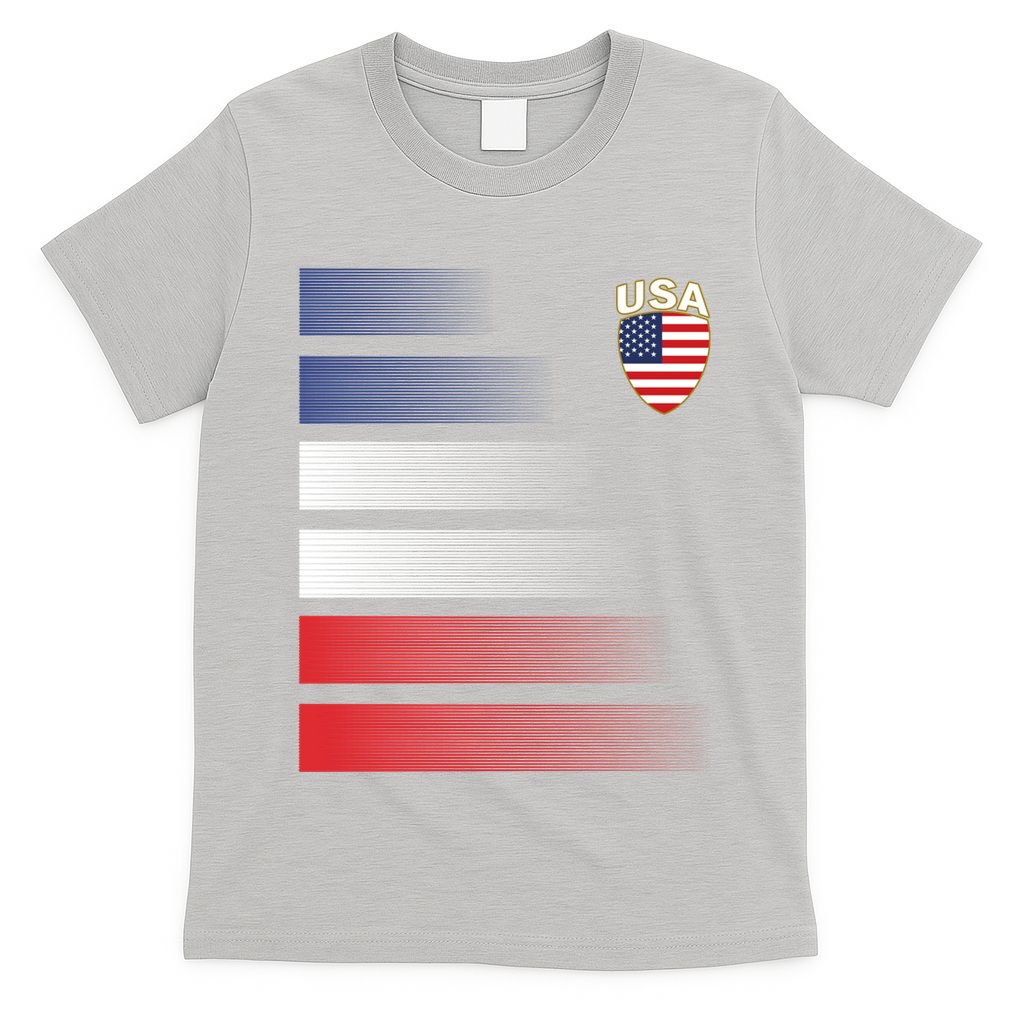 National America Flag American Soccer USA Jersey Fan Team T-Shirt