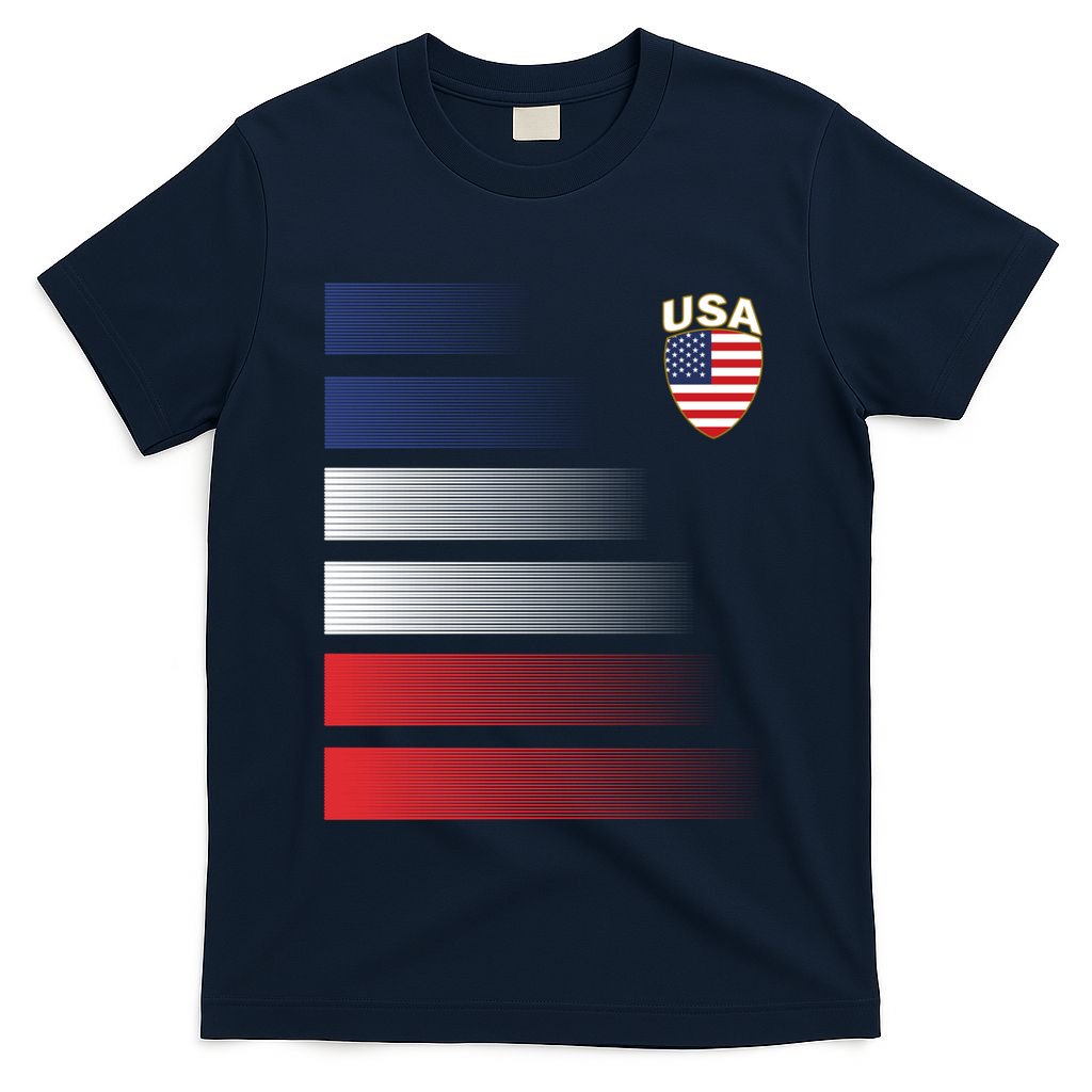 National America Flag American Soccer USA Jersey Fan Team T-Shirt