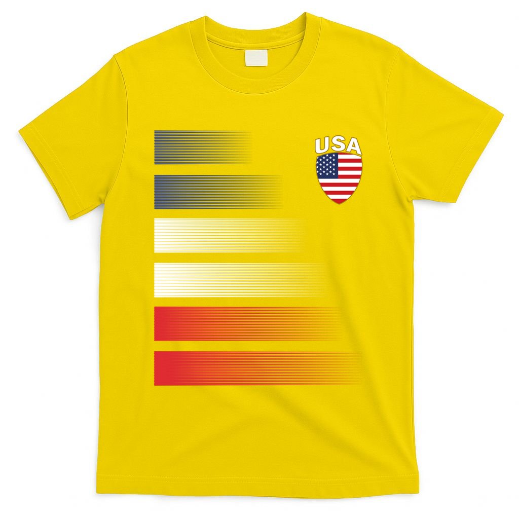 National America Flag American Soccer USA Jersey Fan Team T-Shirt