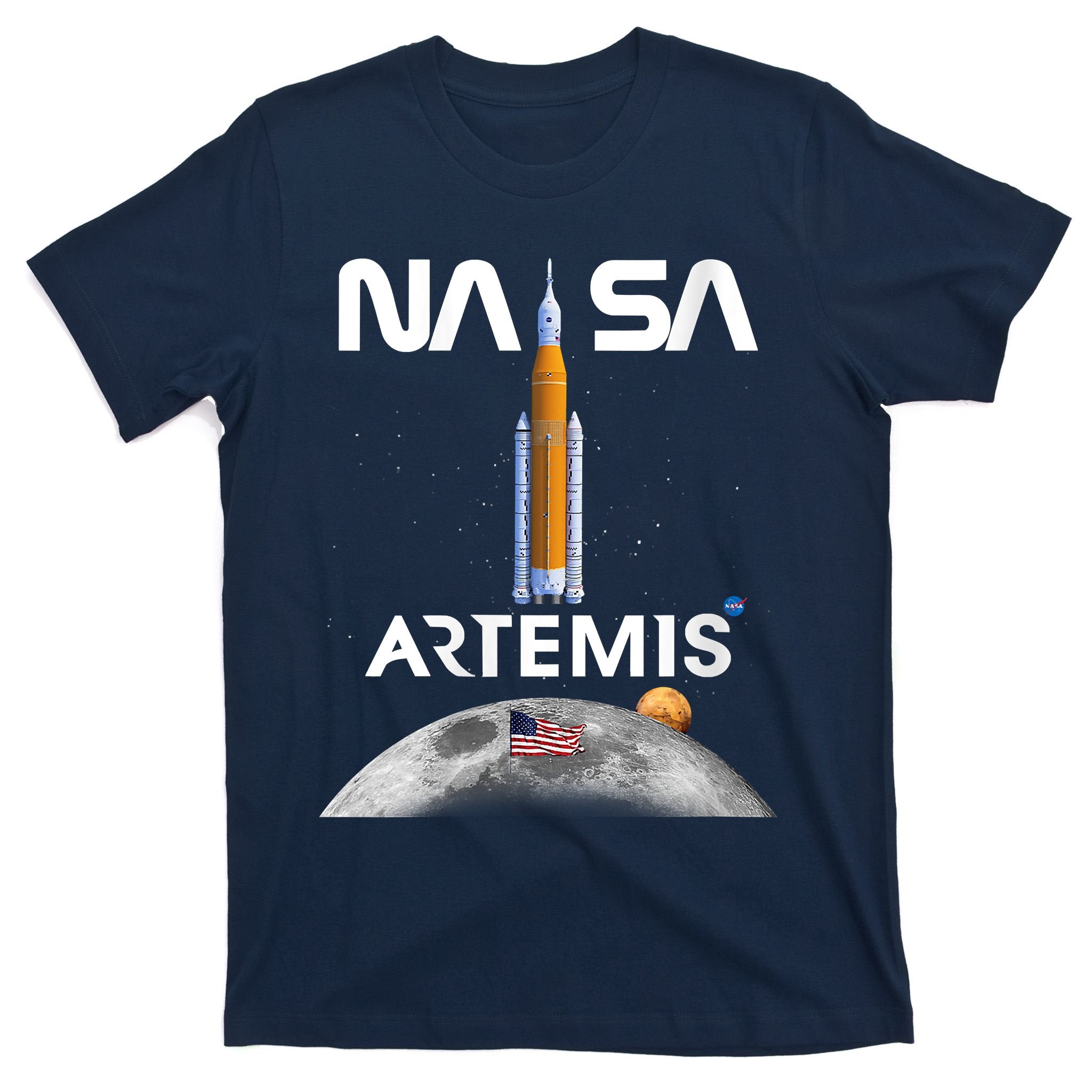 NASA Artemis Mission SLS Worm Insignia T-Shirt