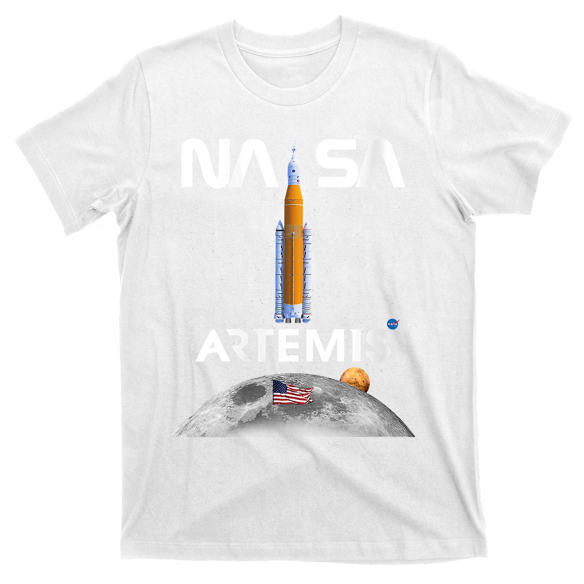 NASA Artemis Mission SLS Worm Insignia T-Shirt