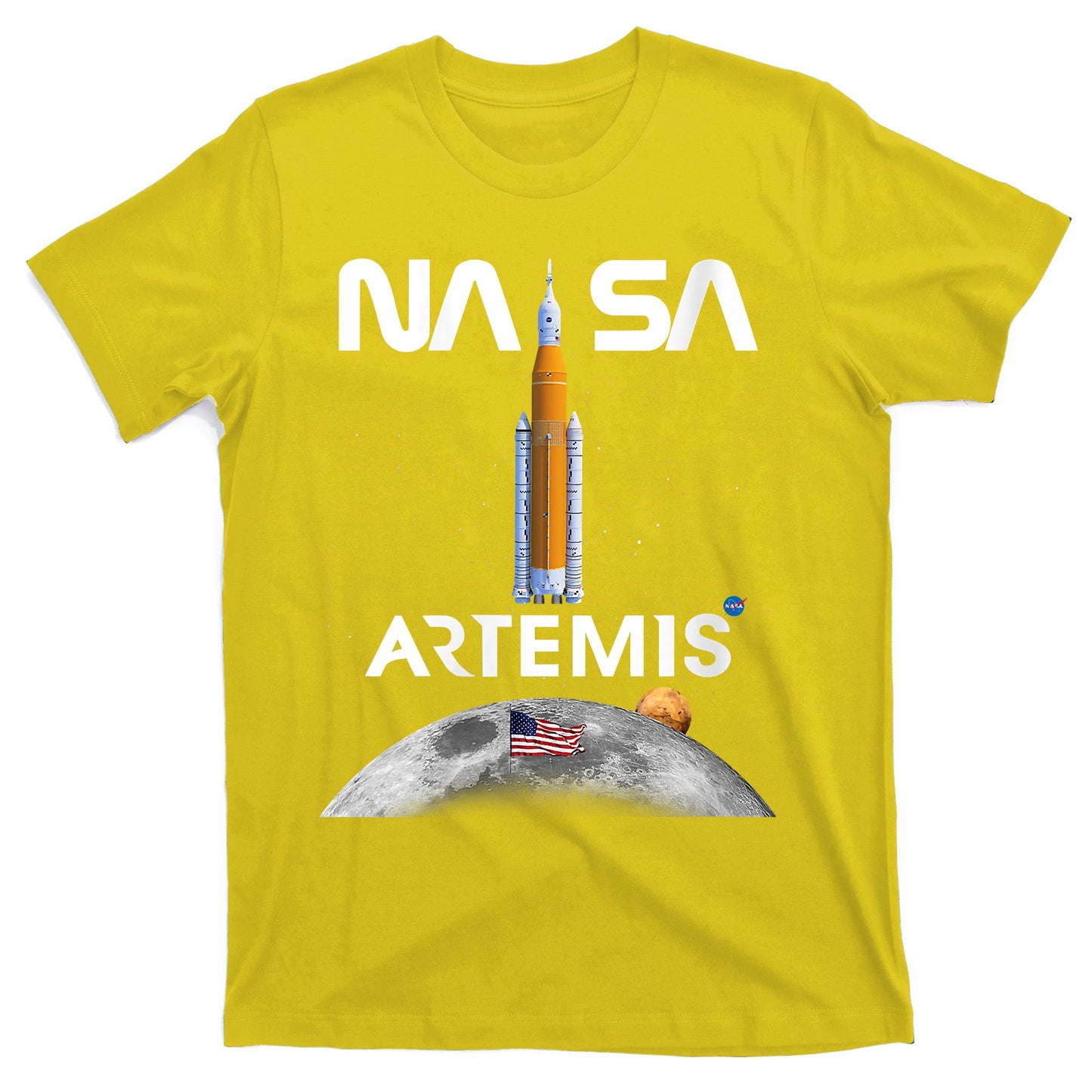 NASA Artemis Mission SLS Worm Insignia T-Shirt