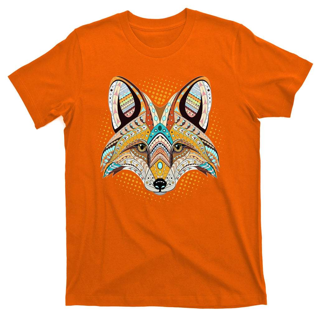 Native American Tribal Fox Face T-Shirt