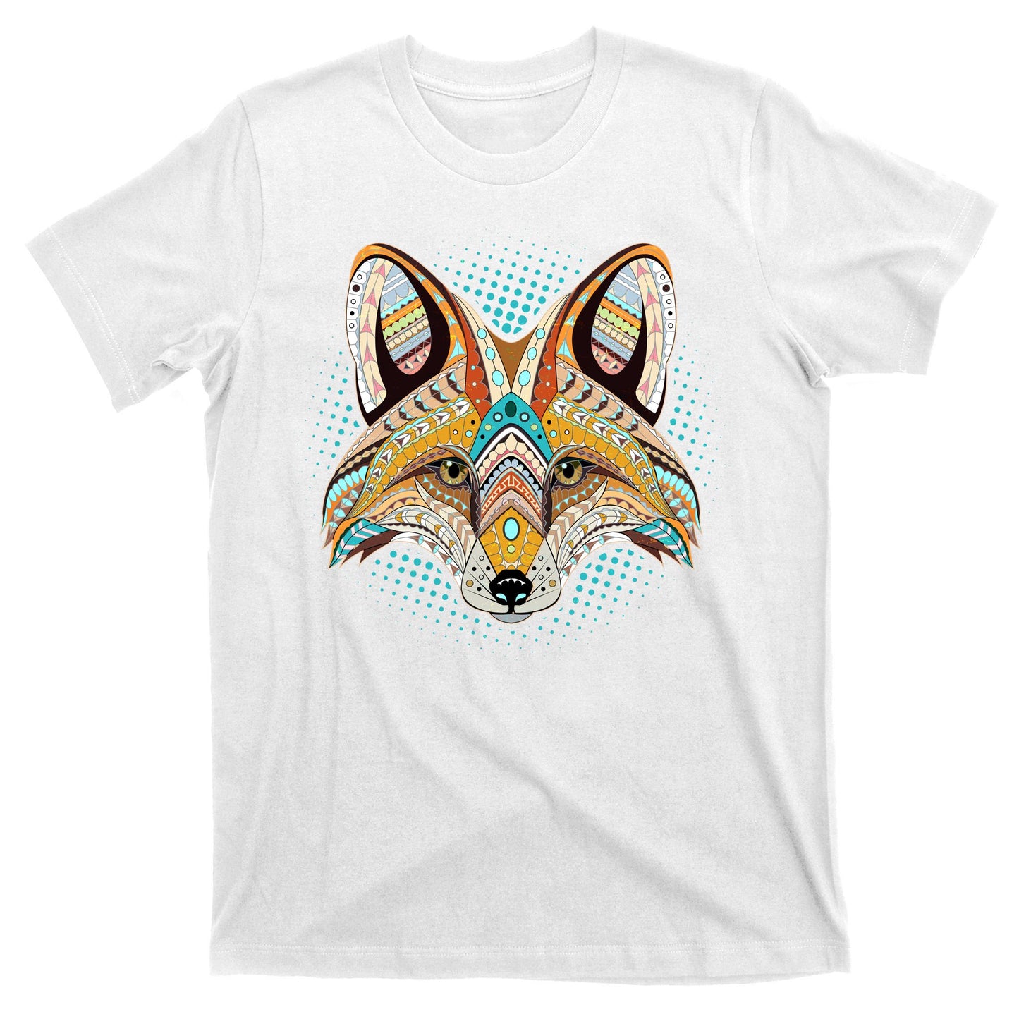 Native American Tribal Fox Face T-Shirt