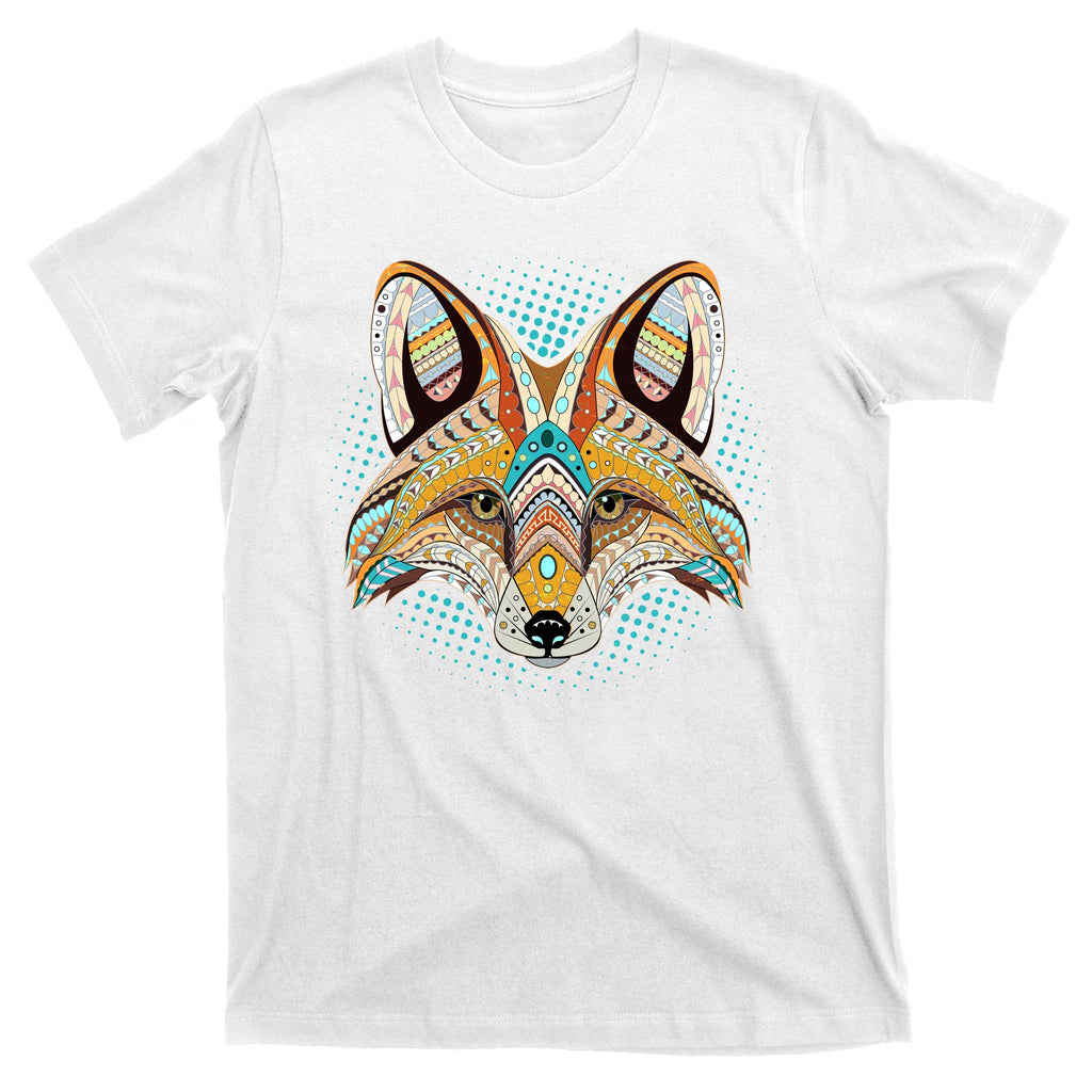 Native American Tribal Fox Face T-Shirt