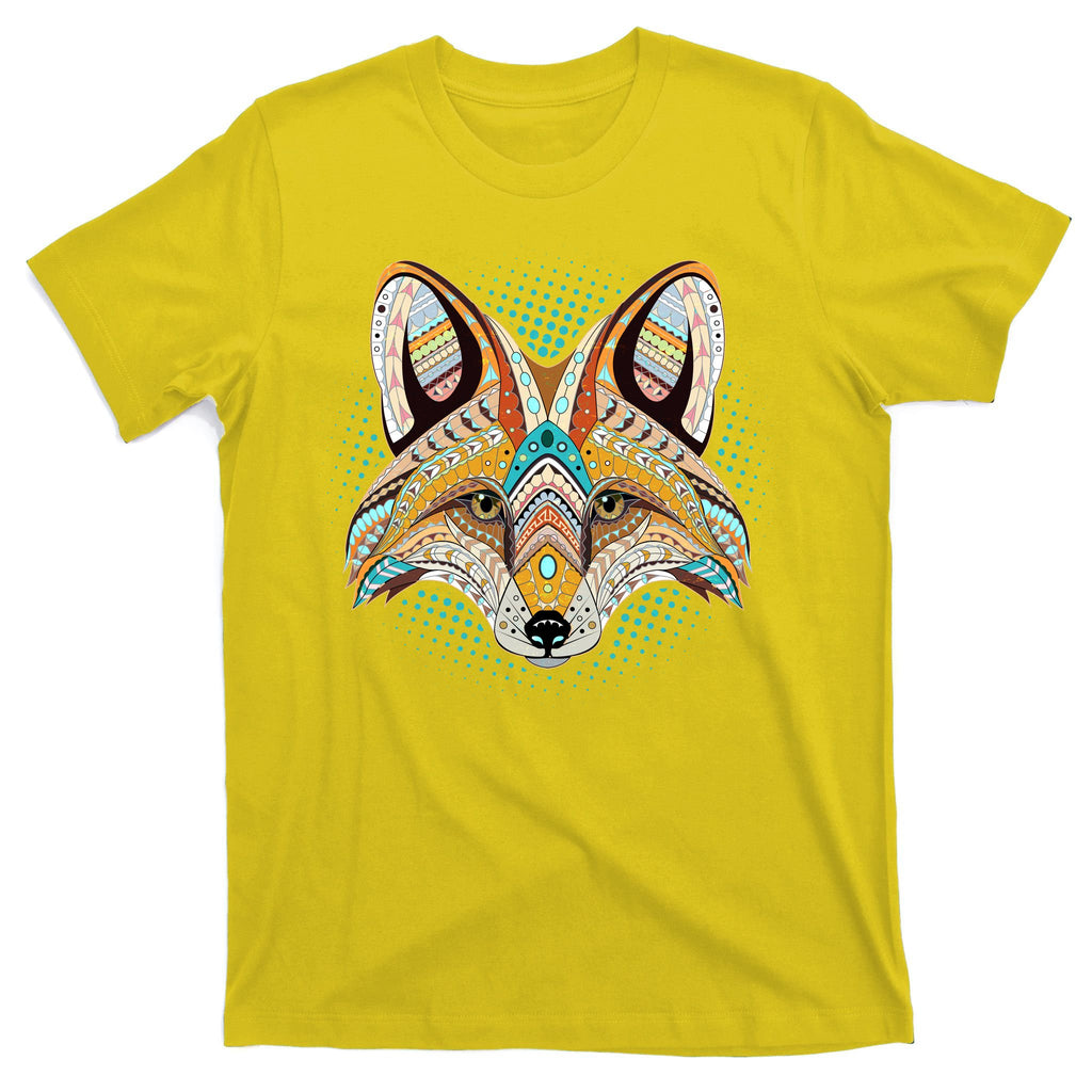 Native American Tribal Fox Face T-Shirt