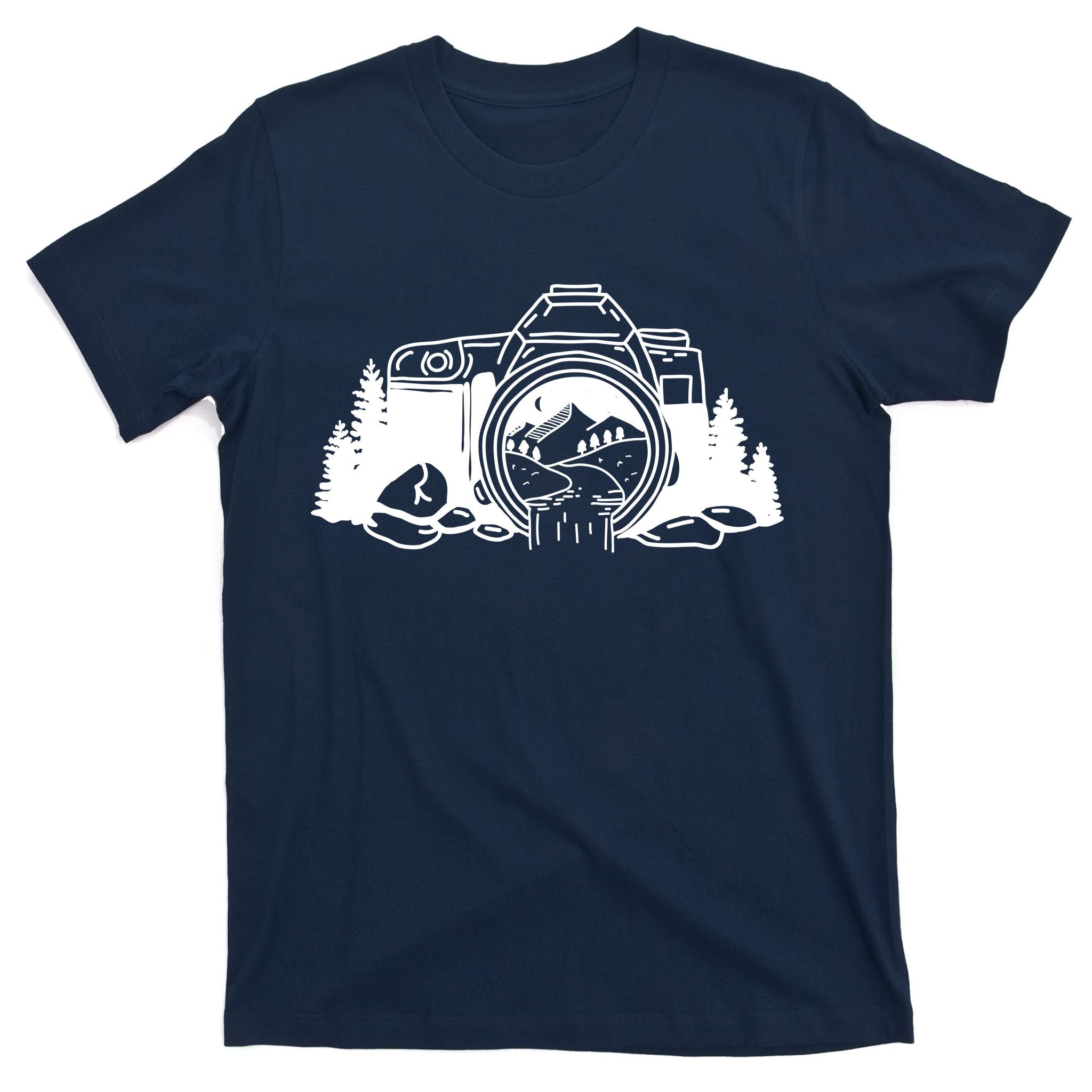 Nature Camera Waterfall T-Shirt