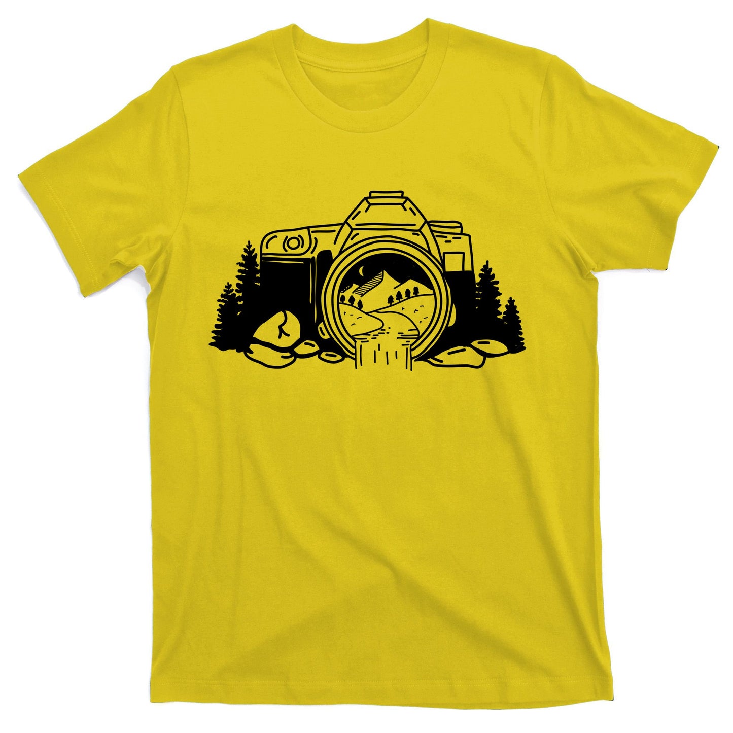 Nature Camera Waterfall T-Shirt