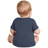 In My Football Mom Era Hearts Baby Bodysuit
