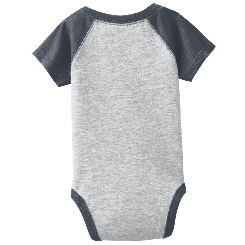 Vintage Distressed Washington DC Football Team Infant Baby Jersey Bodysuit
