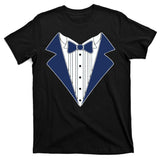 Navy Tux Tuxedo T-Shirt