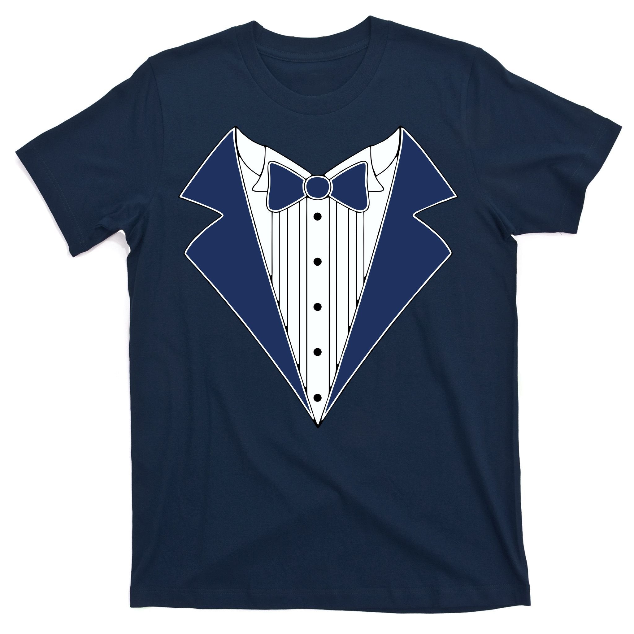 Navy Tux Tuxedo T-Shirt