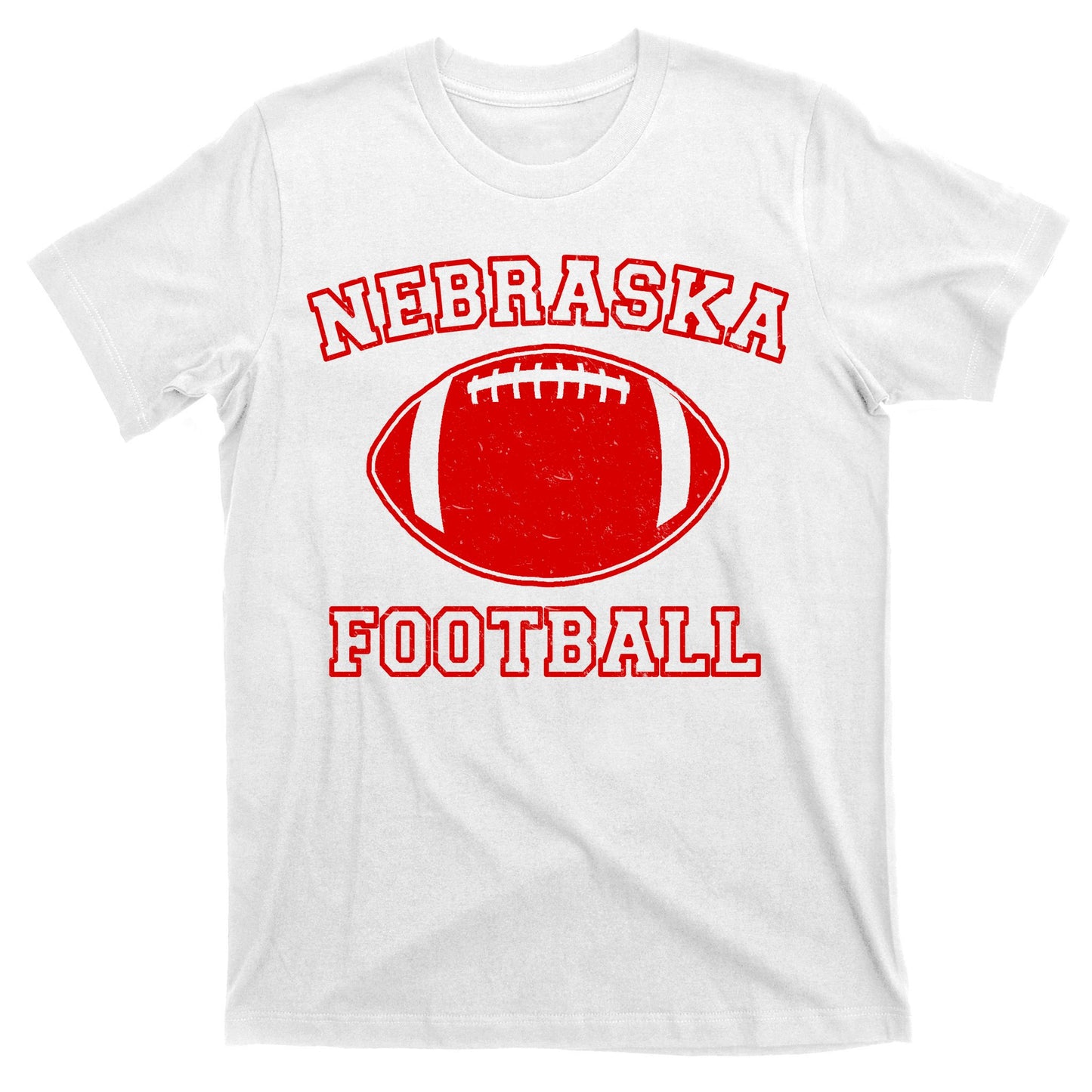 Nebraska Football Vintage Distressed T-Shirt