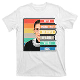 Never Underestimate A Girl With A Book RBG Tribute T-Shirt