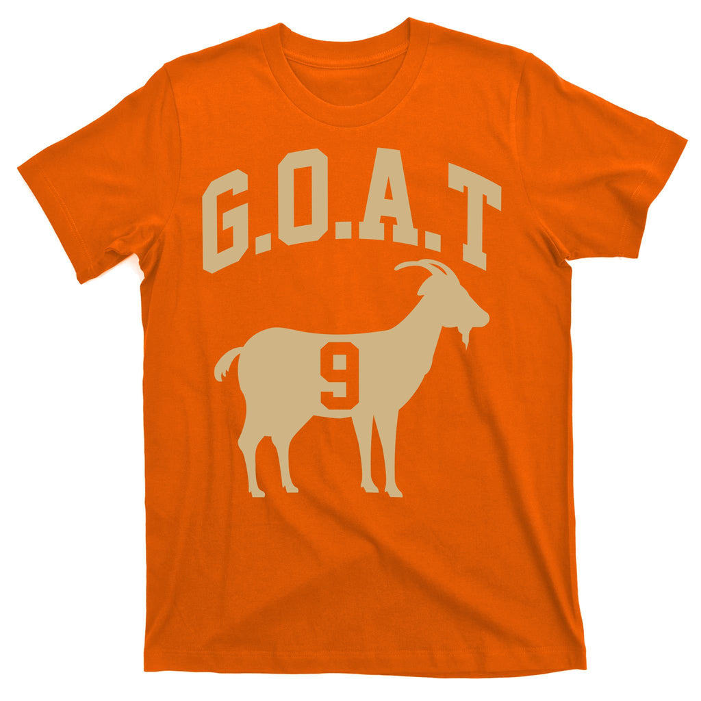 New Orleans Football No 9 GOAT T-Shirt