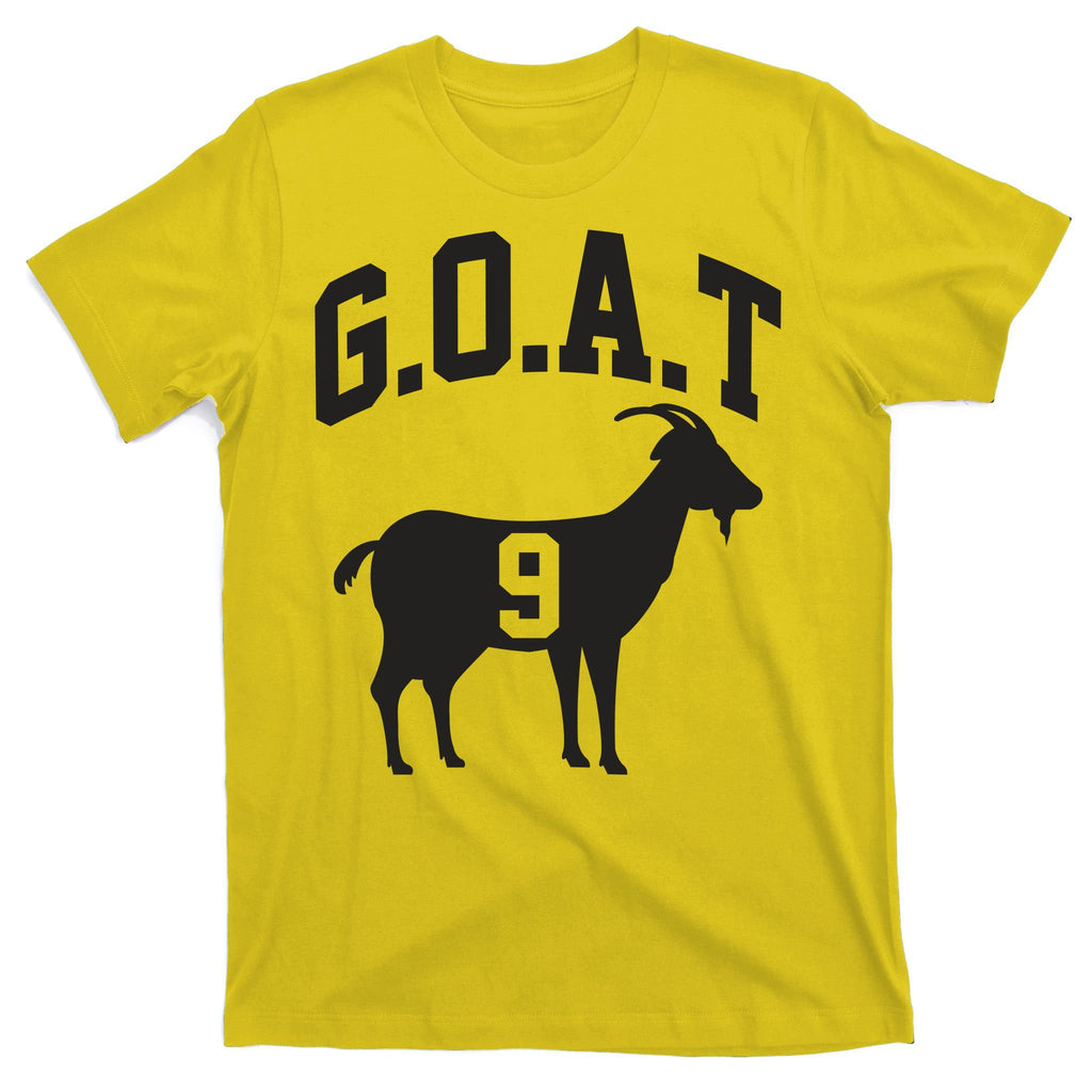 New Orleans Football No 9 GOAT T-Shirt