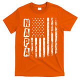 Napa FatherS Day American Flag 4th Of July T-Shirt