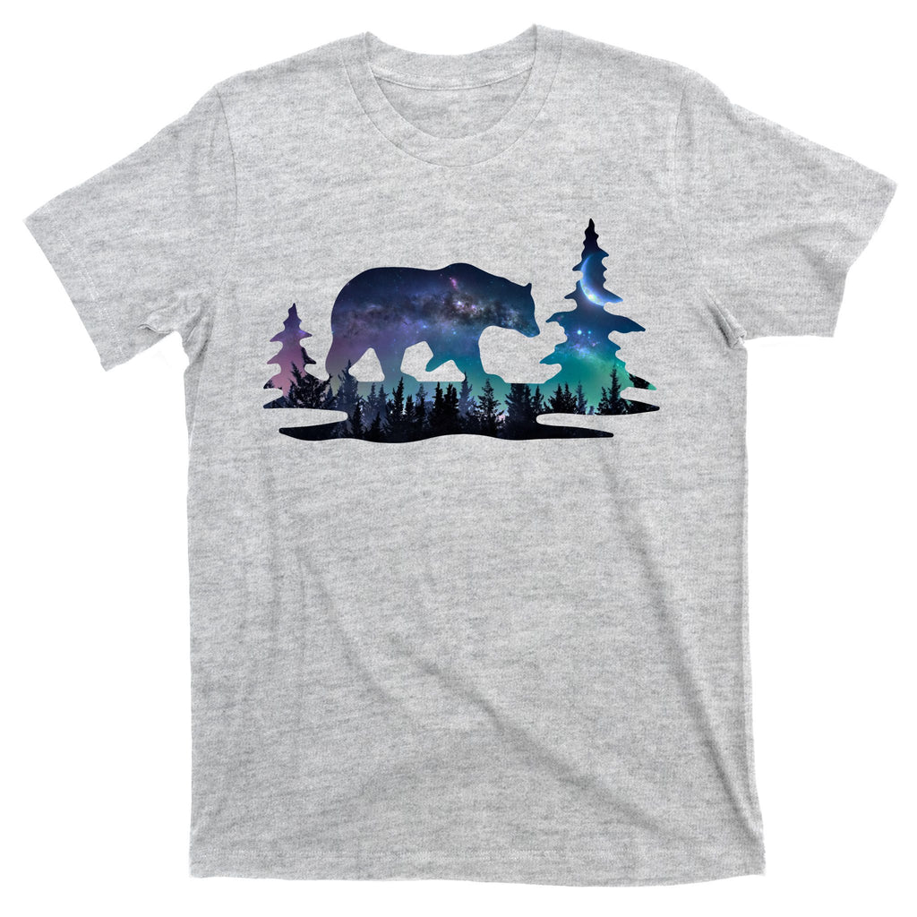 Night Sky Wilderness Bear T-Shirt