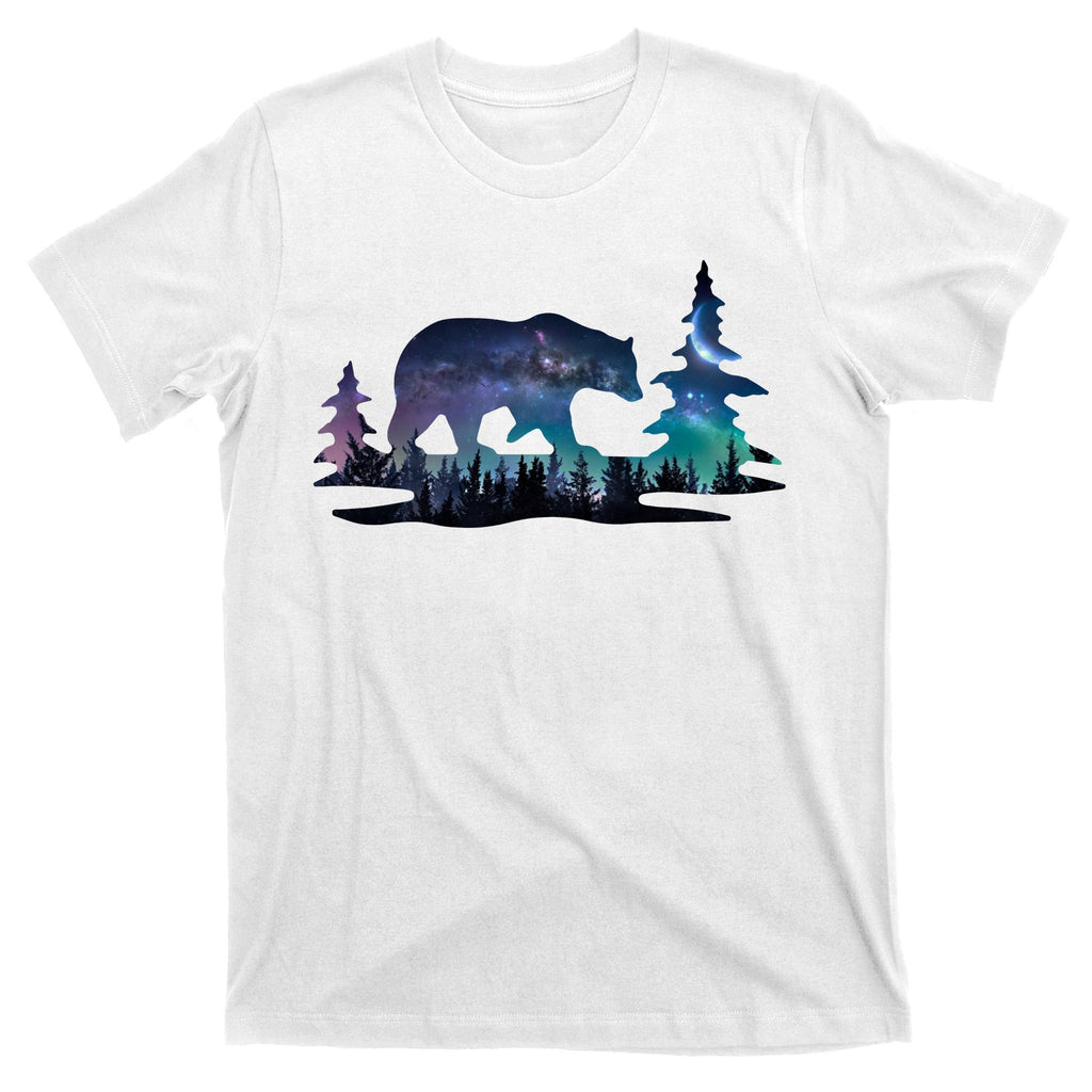 Night Sky Wilderness Bear T-Shirt