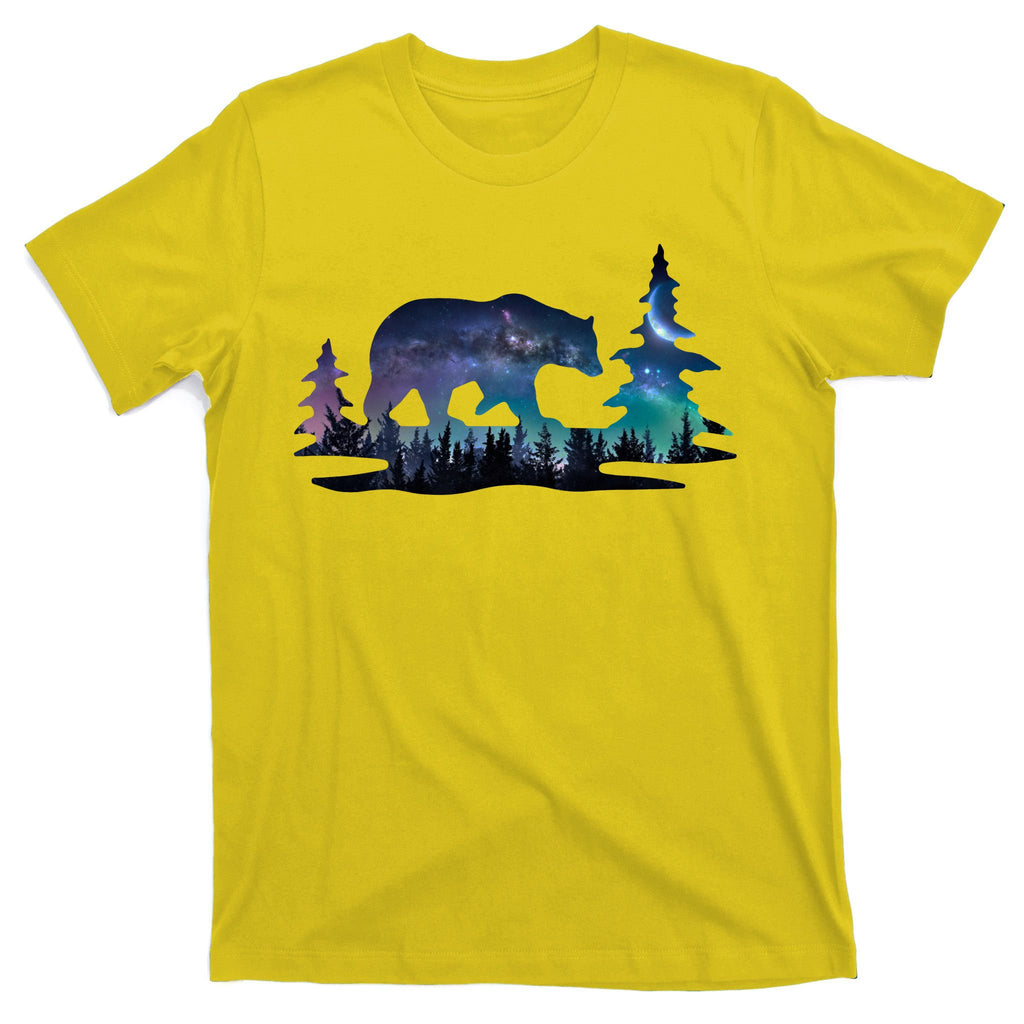 Night Sky Wilderness Bear T-Shirt