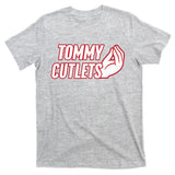 NY Italian Hand Gesture Tommy Cutlets Football Quarterback  T-Shirt