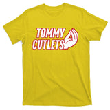 NY Italian Hand Gesture Tommy Cutlets Football Quarterback  T-Shirt