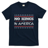 No Kings In America Save Democracy I Dissent Anti Trump Flag T-Shirt