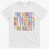 No Kings In America No Fascists We The People Political T-Shirt