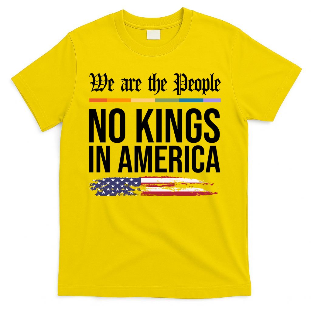 No Kings In America We The People Political Protest T-Shirt